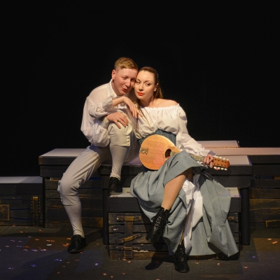 Павел Данилкин в роли Гостя Лауры (спектакль «Маленькие трагедии»)